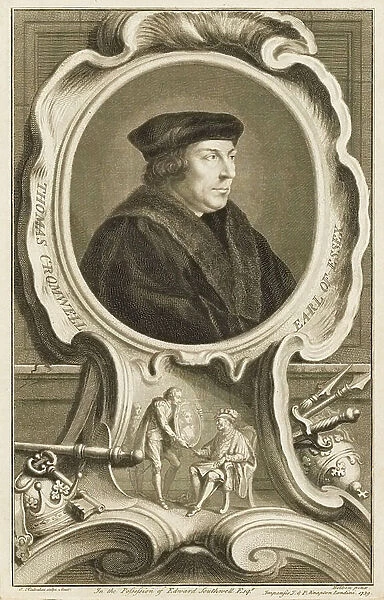 Thomas Cromwell, Earl of Essex, 1739 (engraving & etching)