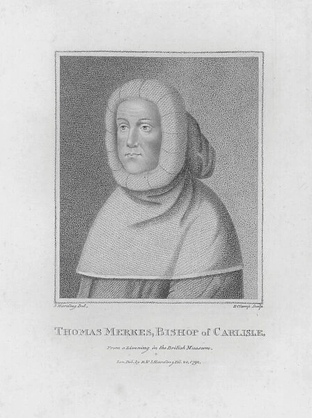 Thomas Merkes, Bishop of Carlisle (engraving)