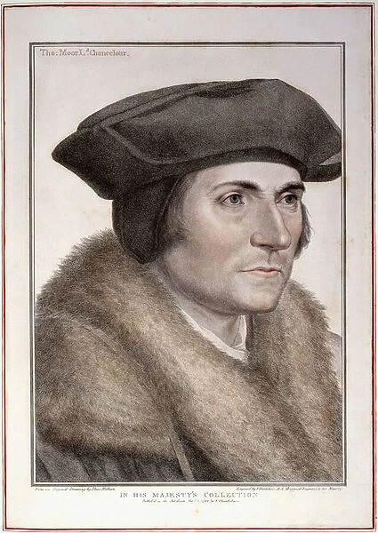 Thomas More, Lord Chancellor (1478-1535), 1793 (stipple engraving)