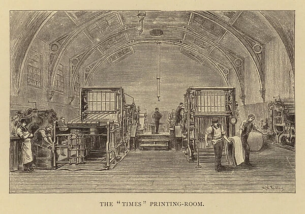The 'Times'Printing-Room (engraving)