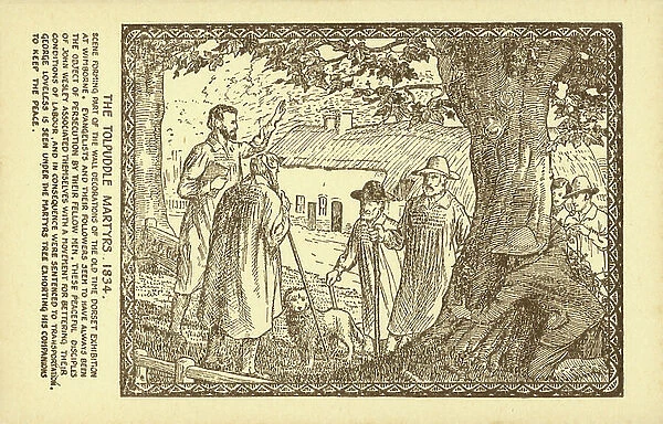 The Tolpuddle Martyrs, 1834 (litho)