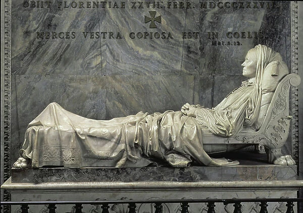 Tomb of Princess Sofia Czartoryski of Varsavia (d.1837) by Lorenzo Bartolini (1777-1850) 1844 (marble)