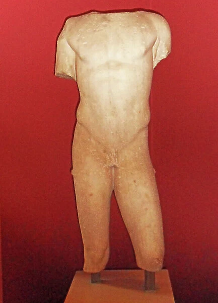 Torso of a boy. 2nd Century AD Roman copy of a 5th century BC Greek sculpture, known as Eros Soranzo