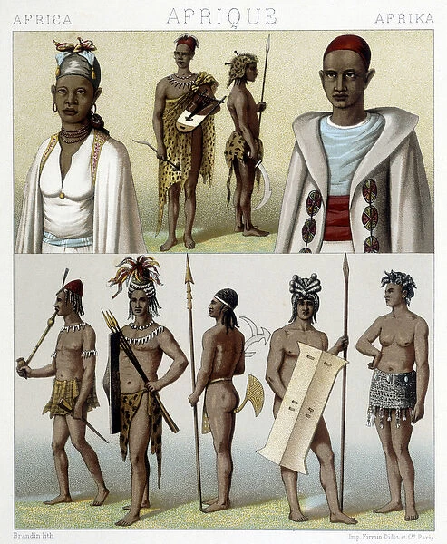 Traditional costumes and jewellery from Timbuktu and Upper Nile