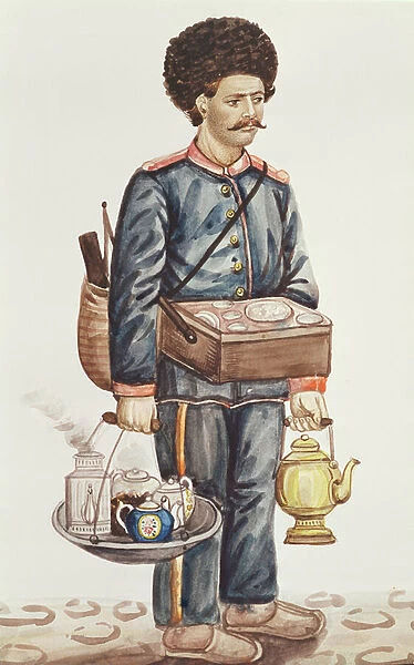 The travelling tea merchant (w  /  c on paper)