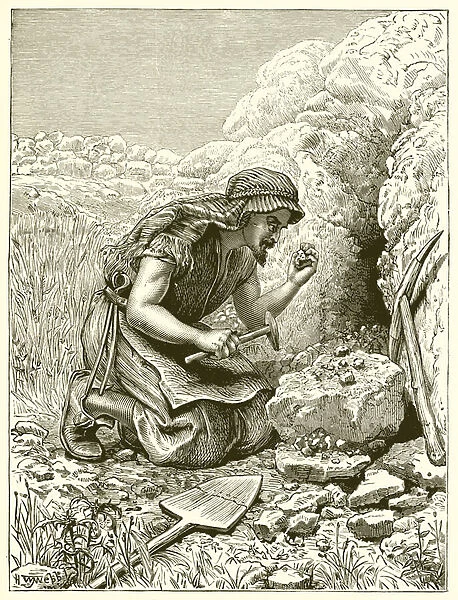 The Treasure hid in a Field (engraving)