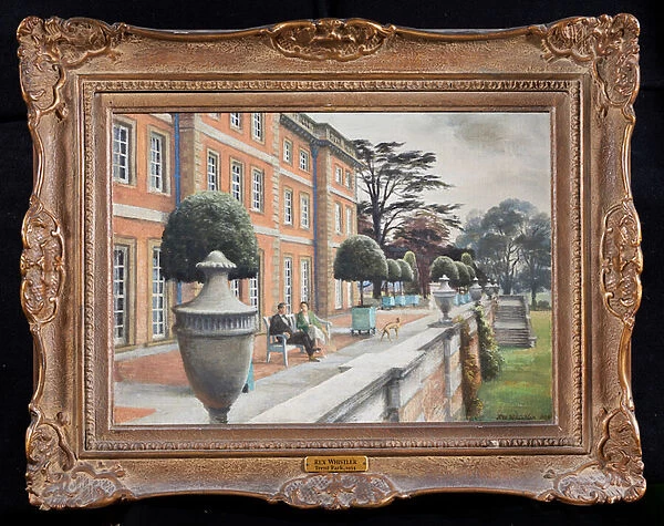 Trent Park, Signed and dated lower right Rex Whistler, 1934 (oil on canvas board)