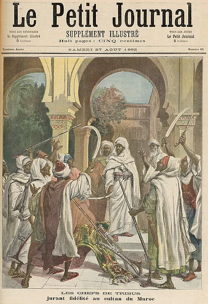 The Tribal Chiefs Swearing Fidelity to the Sultan of Morocco, from Le Petit Journal