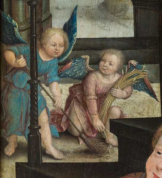 Triptych of the Adoration of the Child Jesus, 1528 (oil on wood)