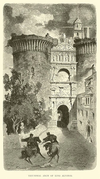 Triumphal Arch of King Alfonso (engraving)