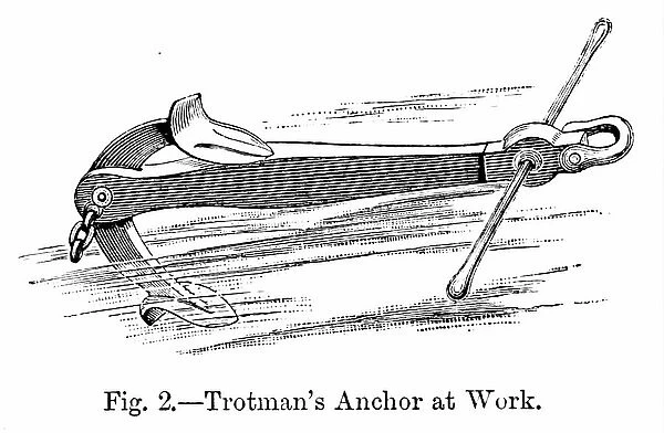 A Trotman's anchor, 1850