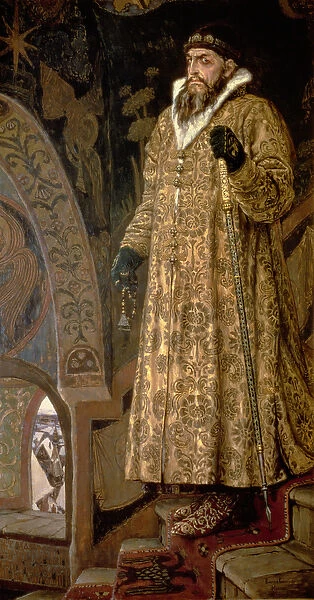 Tsar Ivan IV Vasilyevich the Terrible (1530-84) 1897 (oil on canvas)