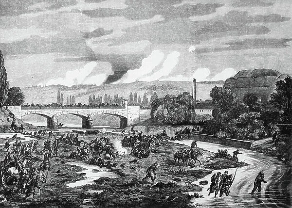 The turst moat at Sedan, 1870