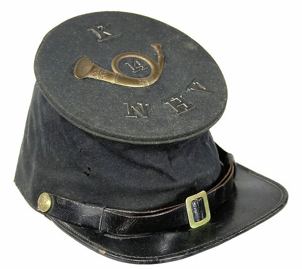 Union Forage cap with insignia of the 14th NH Vols