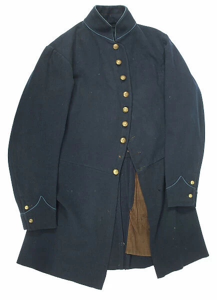 Union regulation infantry dress coat worn by E.S Yergason