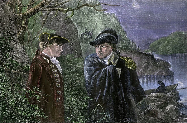 United States of America Independence War (1775-1783): Benedict Arnold (1741-1801) betrayed his homeland by promising to hand West Point to England, July 1780