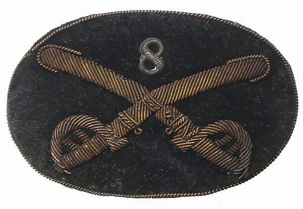 United States Civil War. Union Cavalry Officer's Hat Insignia