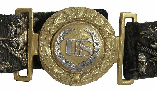 United States, Detail of Major General Winfield Scott's belt buckle