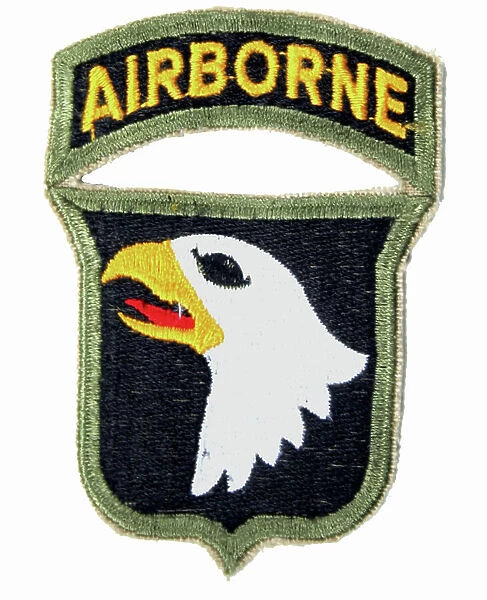United States, Shoulder patch 101st Airborne Division with khaki border