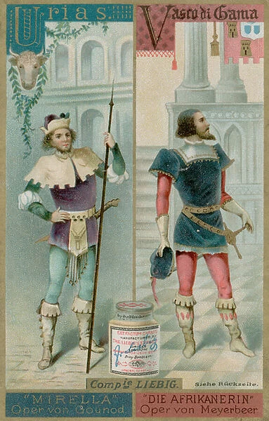 Urias and Vasco di Gama (chromolitho)