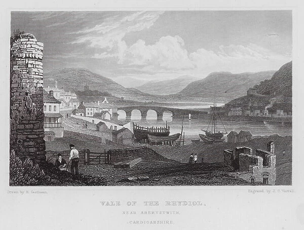 Vale of the Rhydiol, near Aberystwith, Cardiganshire (engraving)