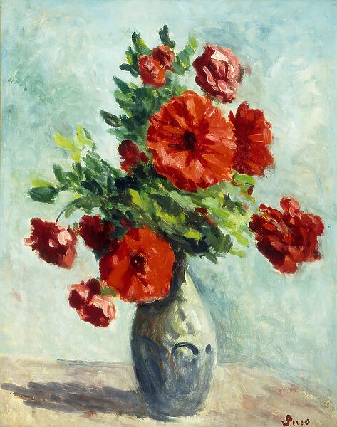 Vase of Flowers; Vase de Fleurs, 1925-1930 (oil on paper laid down on canvas)