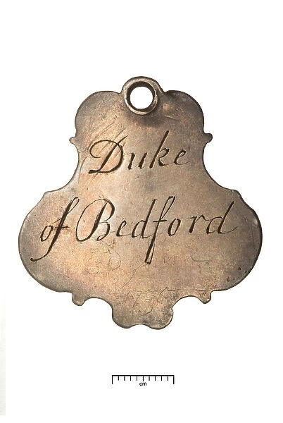 Vauxhall Gardens, Duke of Bedford, silver season ticket, c. 1750 (silver)