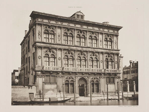 Vendramin Palace, 1891 (photogravure)