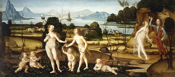 Venus and Adonis (oil on canvas)