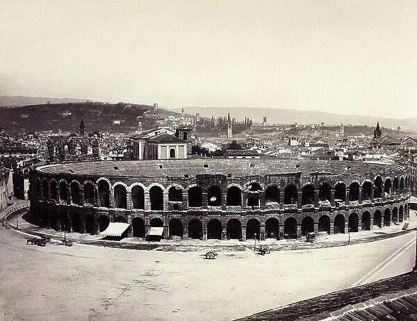 Verona, view with the Arena