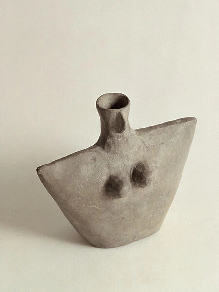 Vessel in the shape of a woman, from Shah Tappeh, Astar-abad, Iran, c