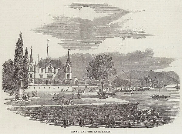 Vevay and the Lake Leman (engraving)