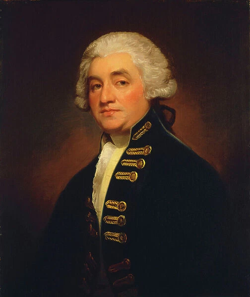 Vice-Admiral Sir Joshua Rowley (1734-1790), 1787-88 (oil on canvas)