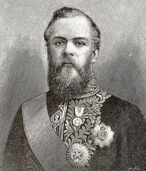 Victor Alexander Bruce, 9th Earl of Elgin, 13th Earl of Kincardine, 1849 -1917, aka Lord Bruce until 1863. British politician who served as Viceroy of India. From The Strand Magazine, published 1896