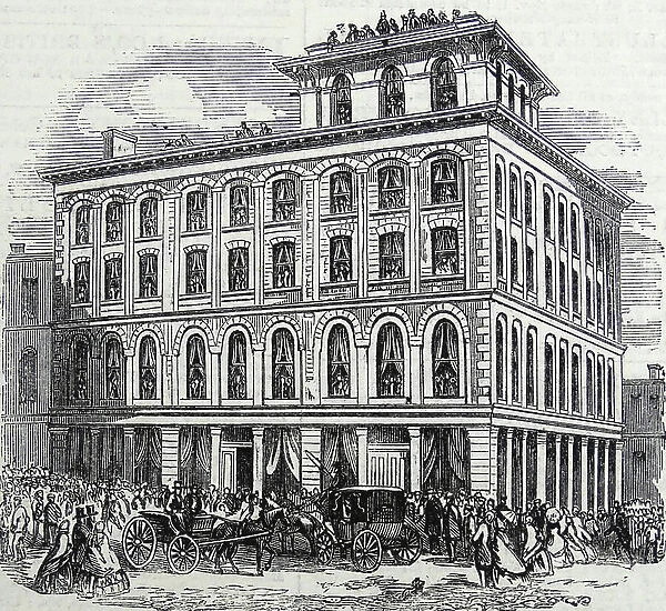 Victoria House, the Residence of the Prince of Wales, 1860 (engraving)