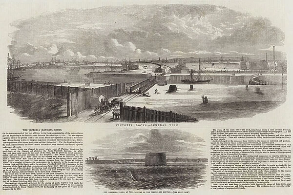 The Victoria (London) Docks (engraving)