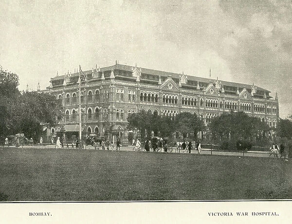 Victoria War Hospital, Bombay, c1900s (photo)