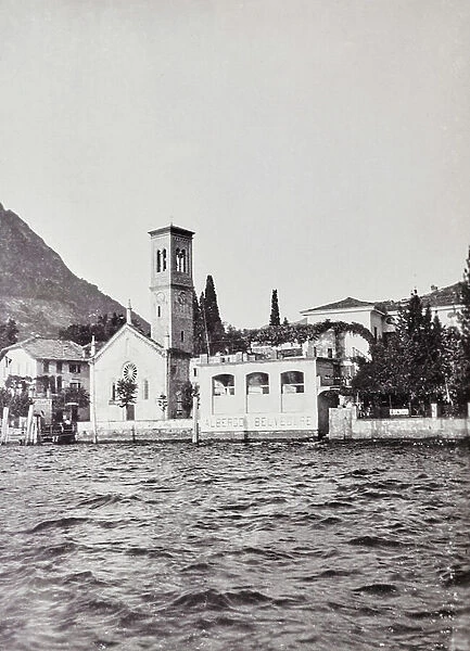View of Argegno on Lake Como