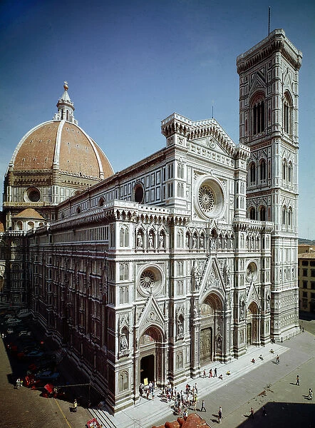 View of the Cathedral of Florence (Duomo Santa Maria del Fiore)