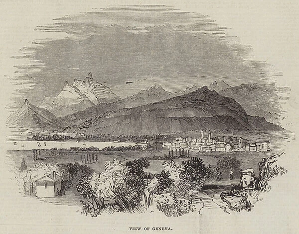 View of Geneva (engraving)