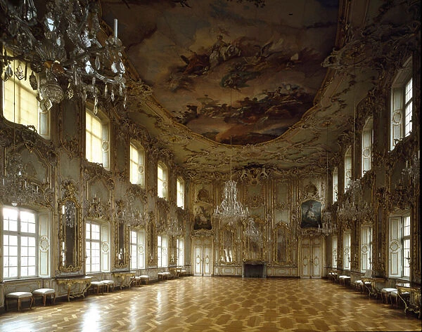 View of the large lounge of the Schaezler Palace, 1765-1770 (photography)