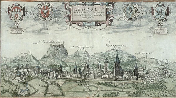 View of Leopolis, from Civitates Orbis Terrarum by Georg Braun (1541-1622)
