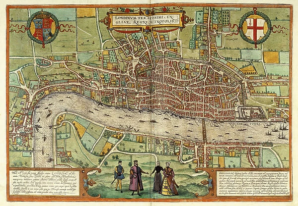 A View of London, 1613 (engraving)