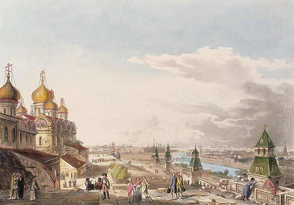 View of Moscow Taken from the Imperial Palace, plate 4 from