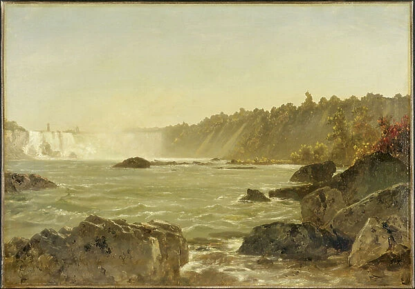 View of Niagara Falls, c. 1851-52 (oil on canvas)