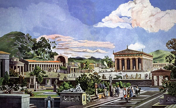 View of Olympia, 1914 (illustration)