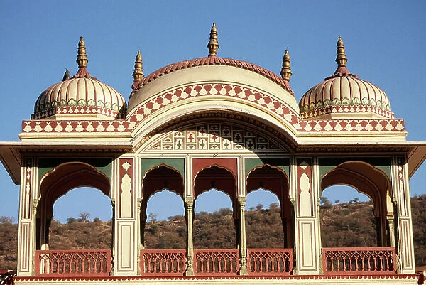 Front View of Rani Sisodia Sardar, Jaipur, Rajasthan, India