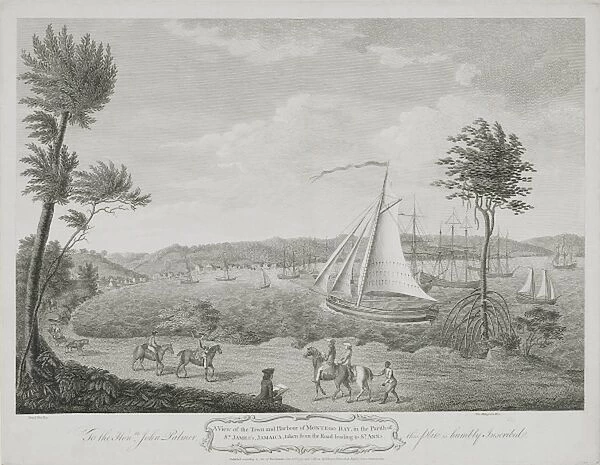 A View of the Town and Harbour of Montego Bay, in the Parish of St. James, Jamaica
