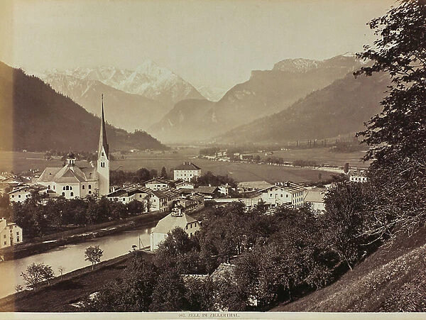 View of Zell am Ziller, in Tyrol