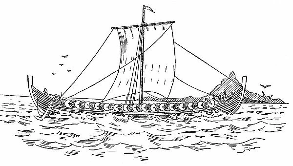 A Viking ship
